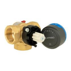 AFRISO Zestaw ProClick 3-drogowy zawór mieszający ARV 384 Vario DN25 Rp1" Kvs 4,5-12 + siłownik elektryczny ARM 343 1338454